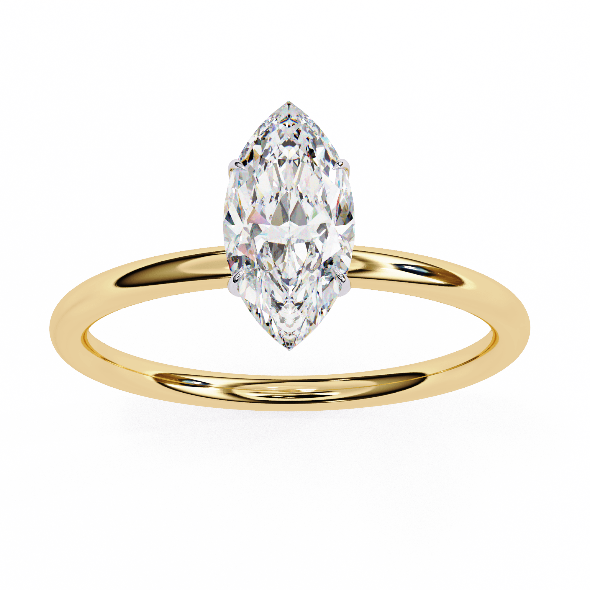 1 carat marquese diamond ring