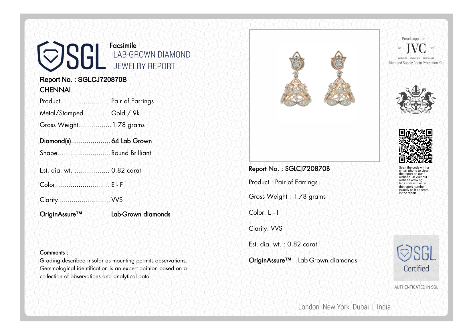 The Ruhani Chandeliers Diamond Drop Jhumka