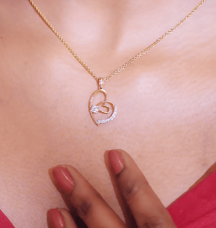 Valentine Diamond Pendant (without Chain)