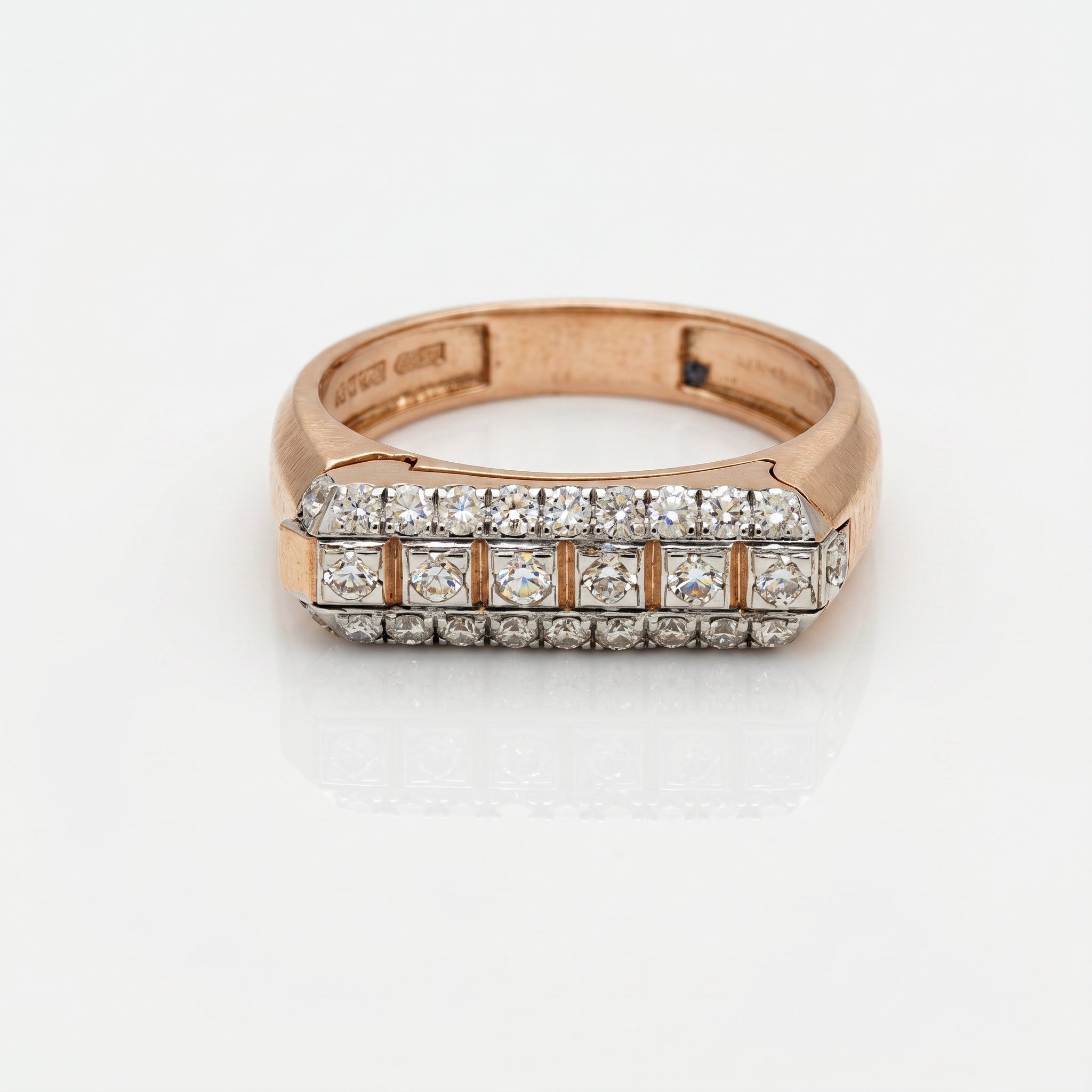 Titan Grid Lab Diamond Mens Ring