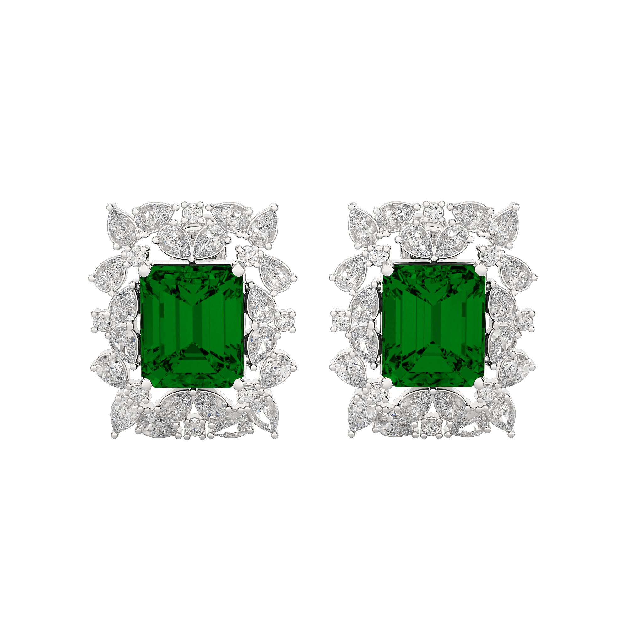 Rayne Diamond Gemstone Earrings