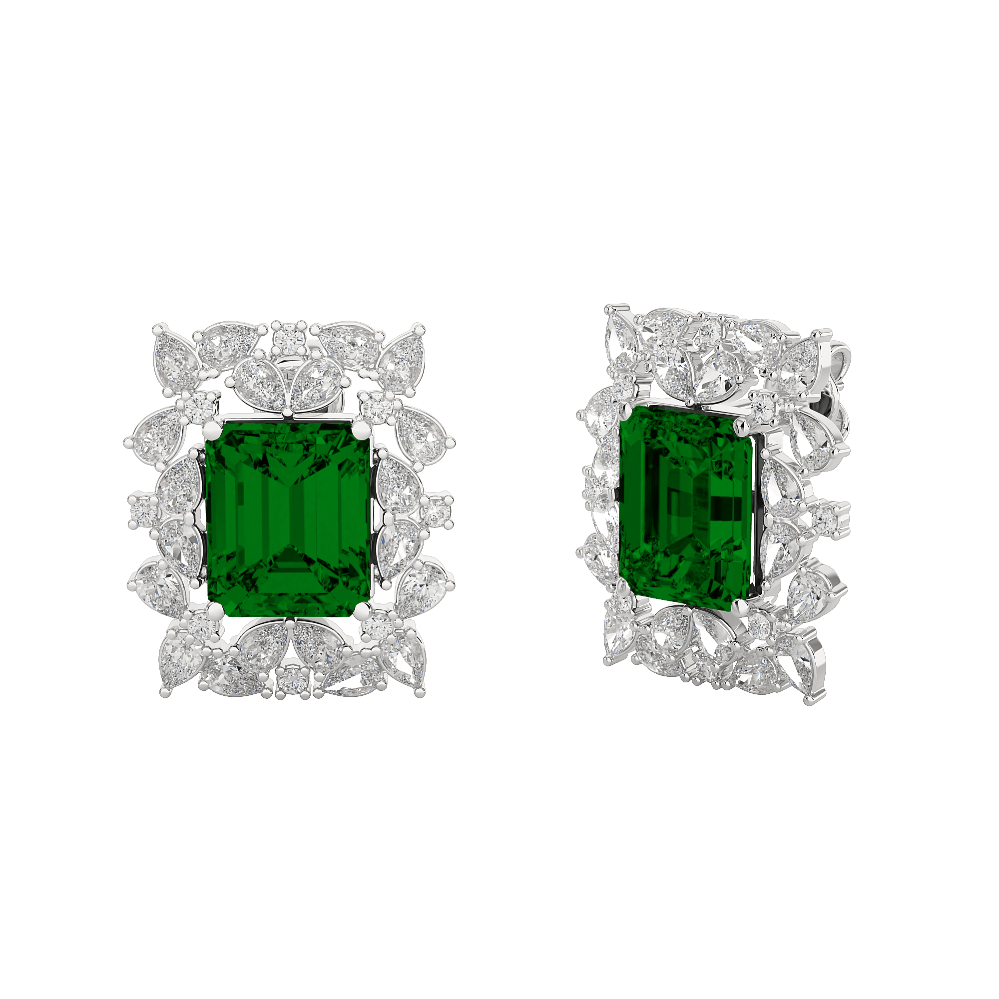 Rayne Diamond Gemstone Earrings