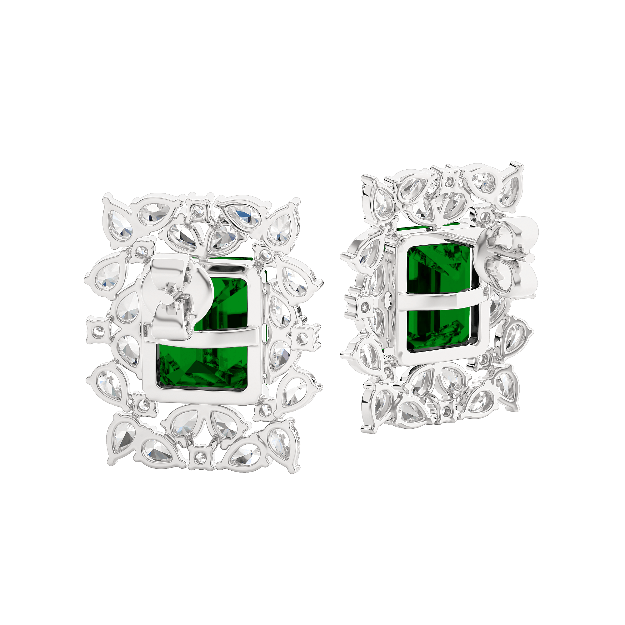 Rayne Diamond Gemstone Earrings