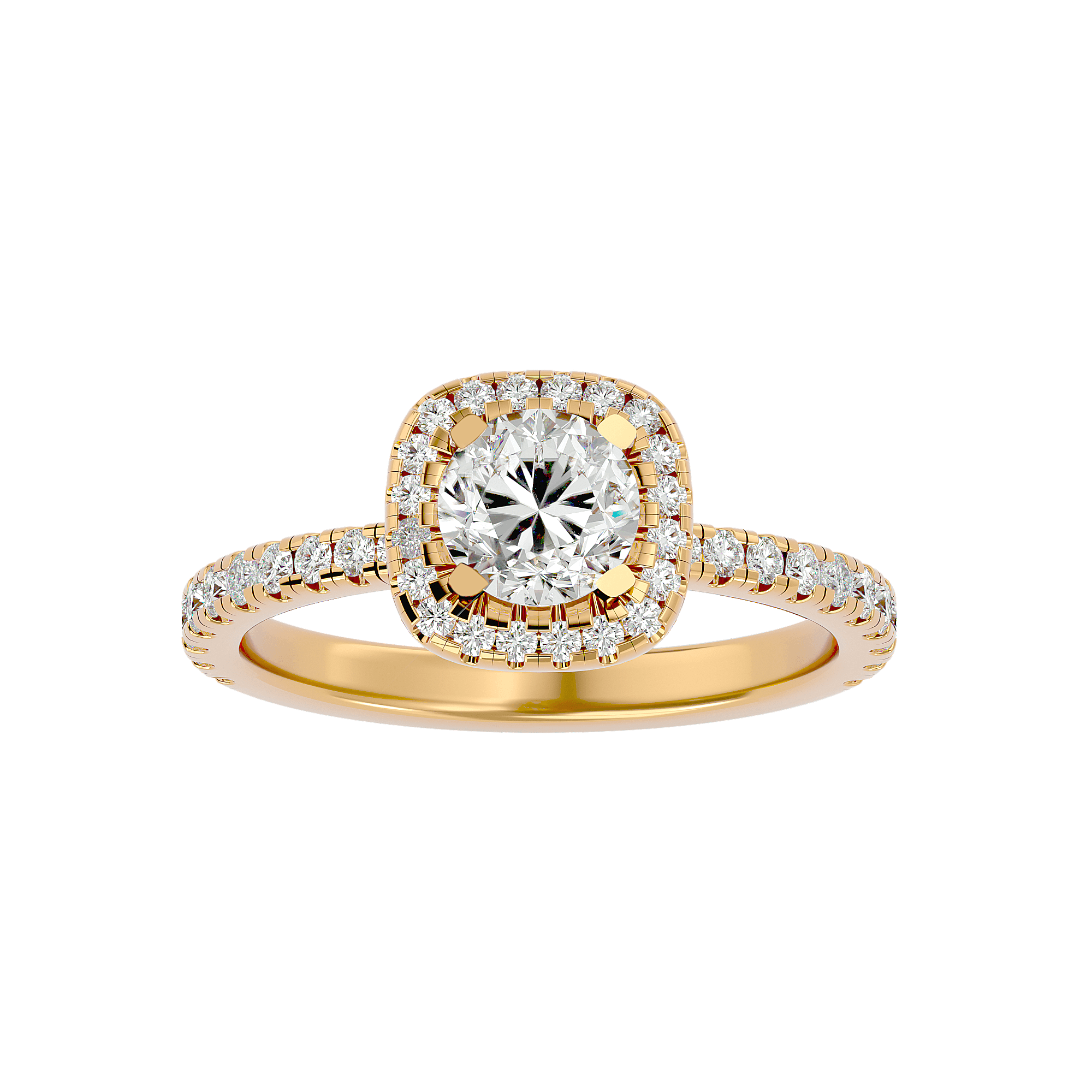 Claire Diamond Halo Ring