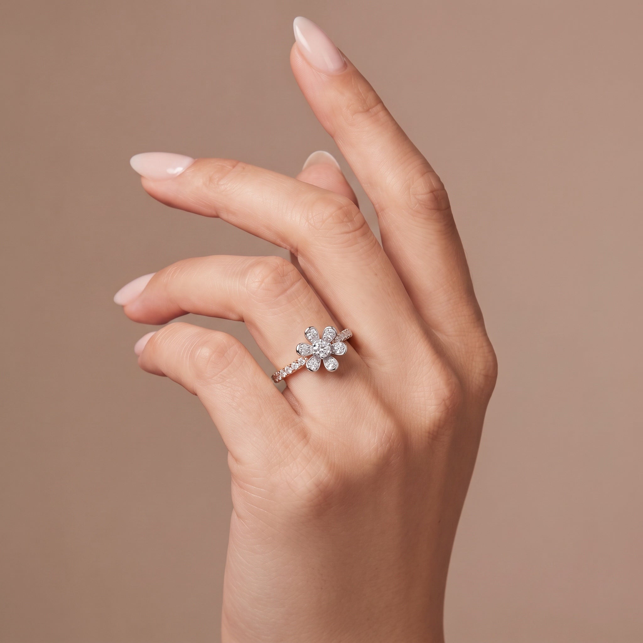 Aviana Petal Lab Grown Diamond Ring