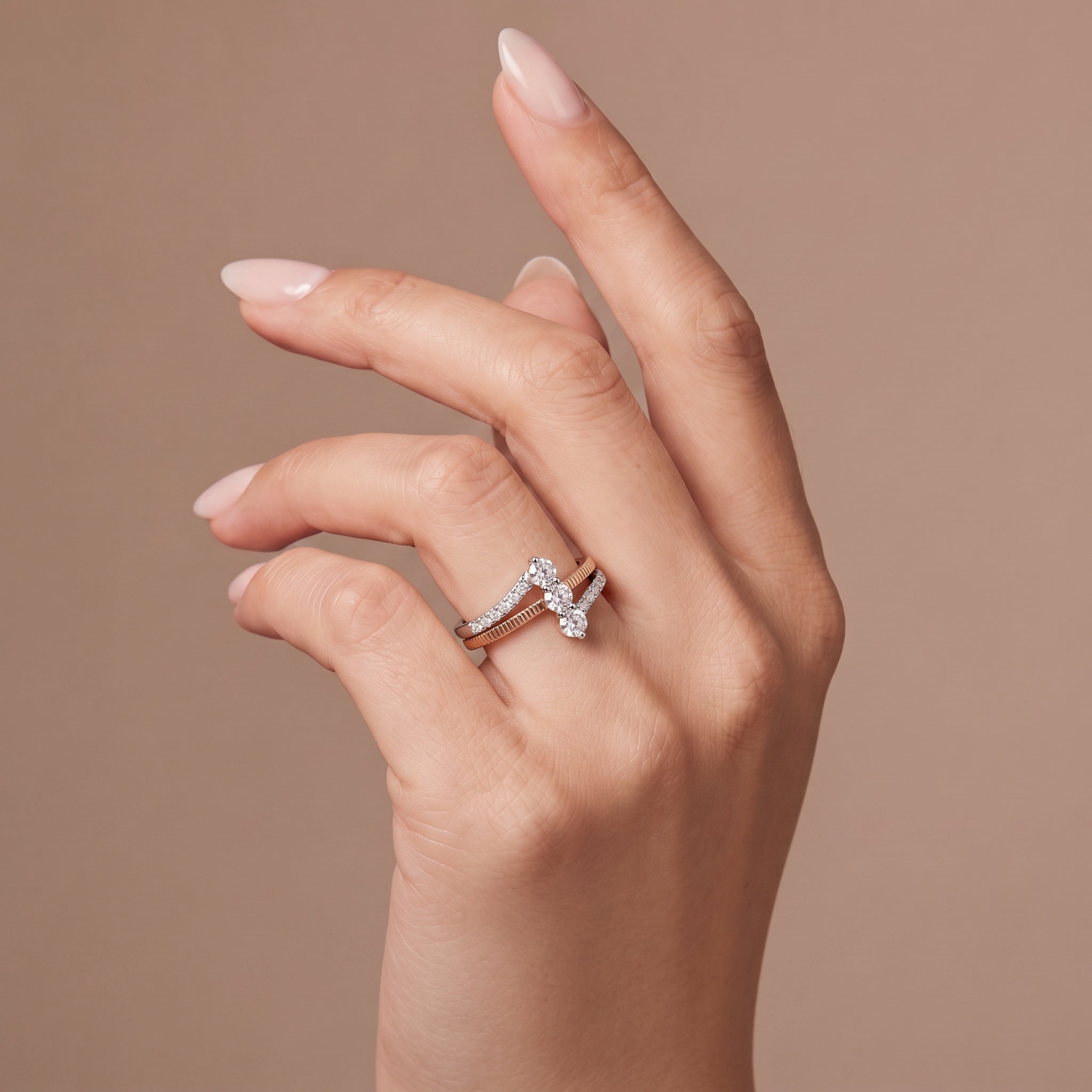 The Hebe Aurora Lab Grown Diamond Ring
