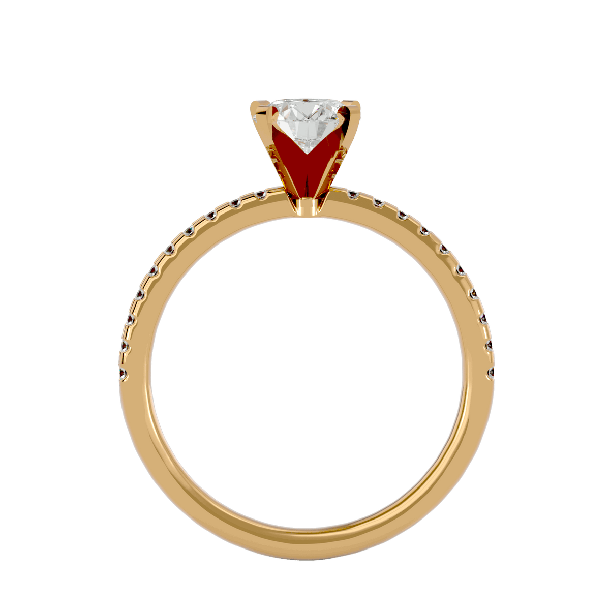 Courtney Diamond Solitaire Ring