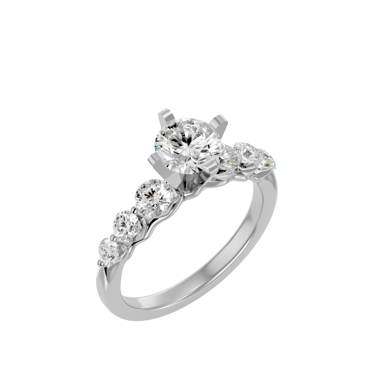 Alisha Diamond Solitaire Ring – product image 3