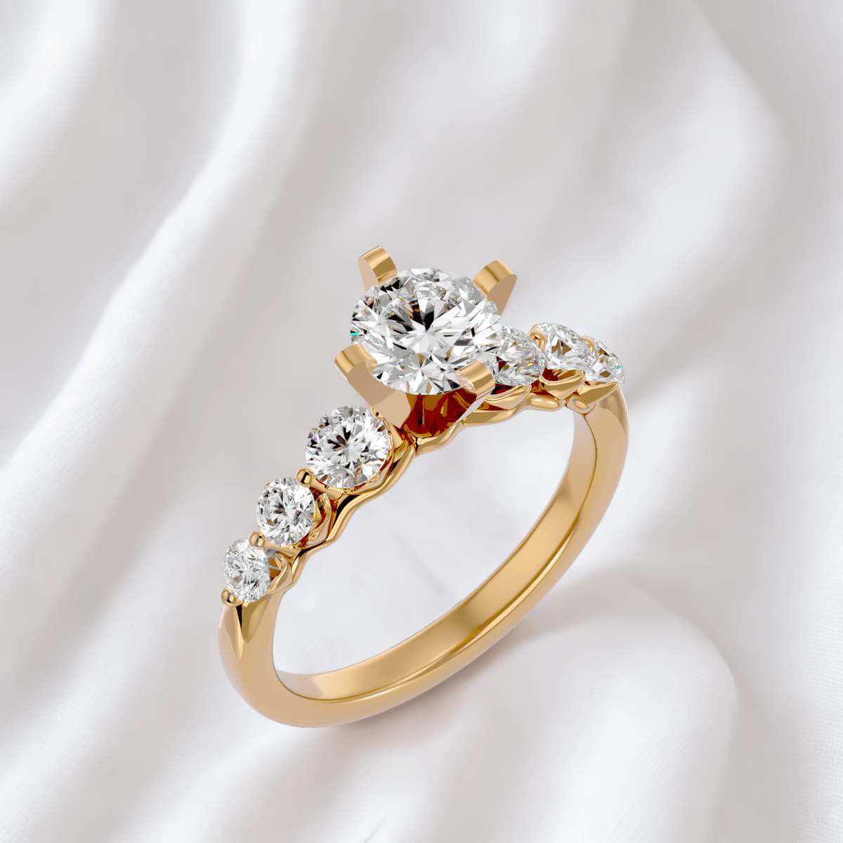 Alisha Diamond Solitaire Ring – product image 16
