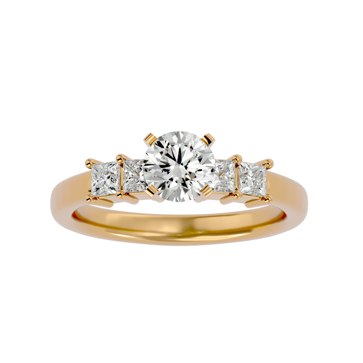 Alyssa Diamond Solitaire Ring – product image 2