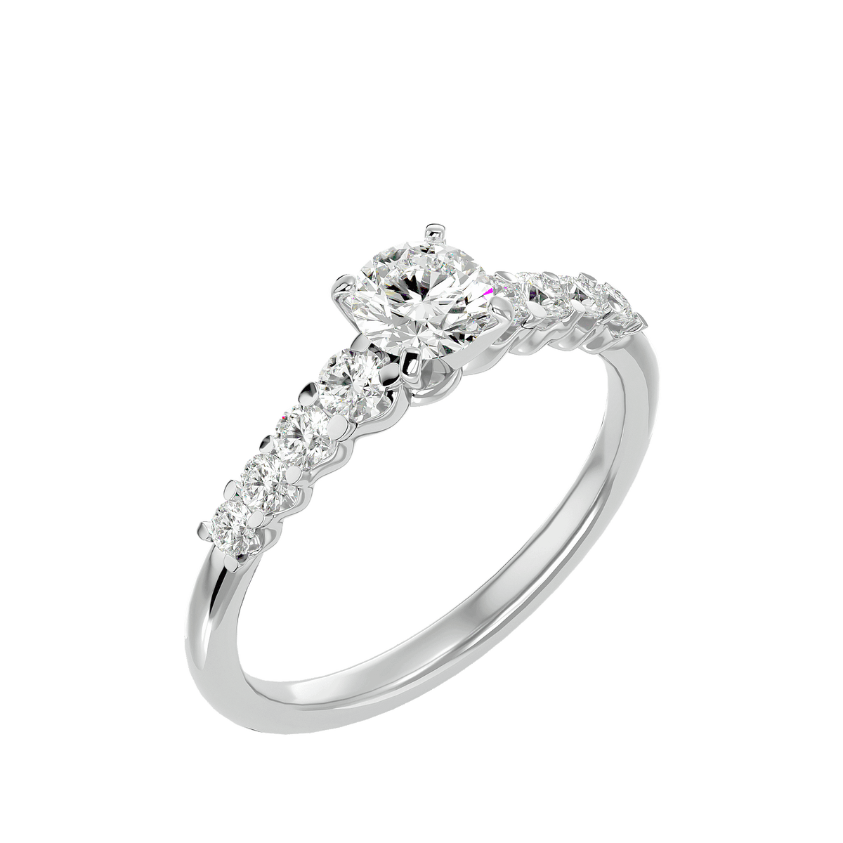 Clementine Diamond Solitaire Ring