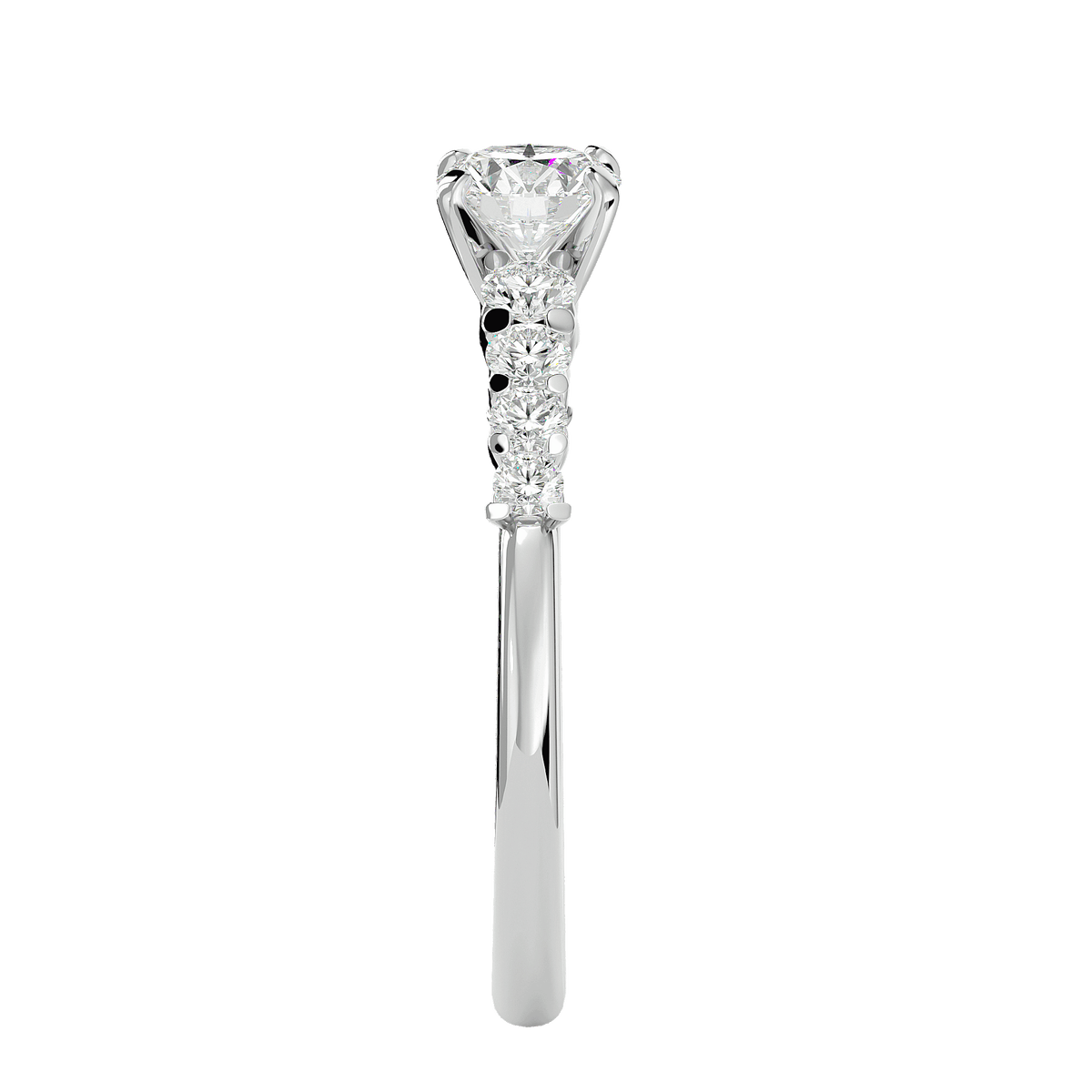 Clementine Diamond Solitaire Ring
