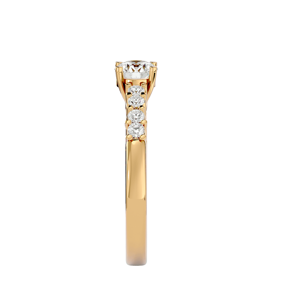 Bella Diamond Solitaire Ring – product image 8