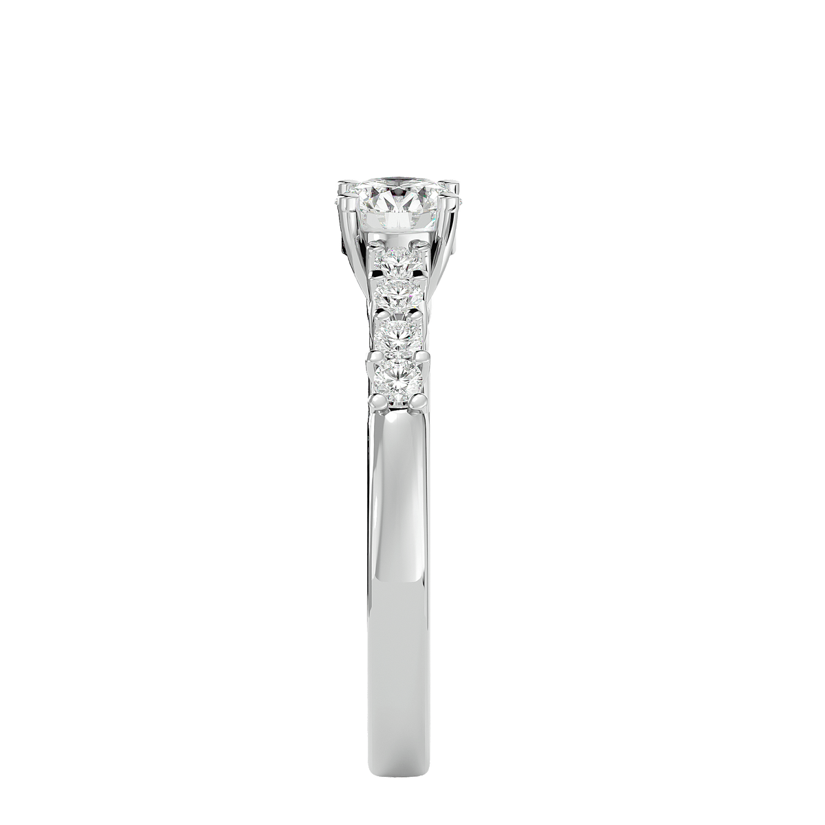 Bella Diamond Solitaire Ring – product image 10