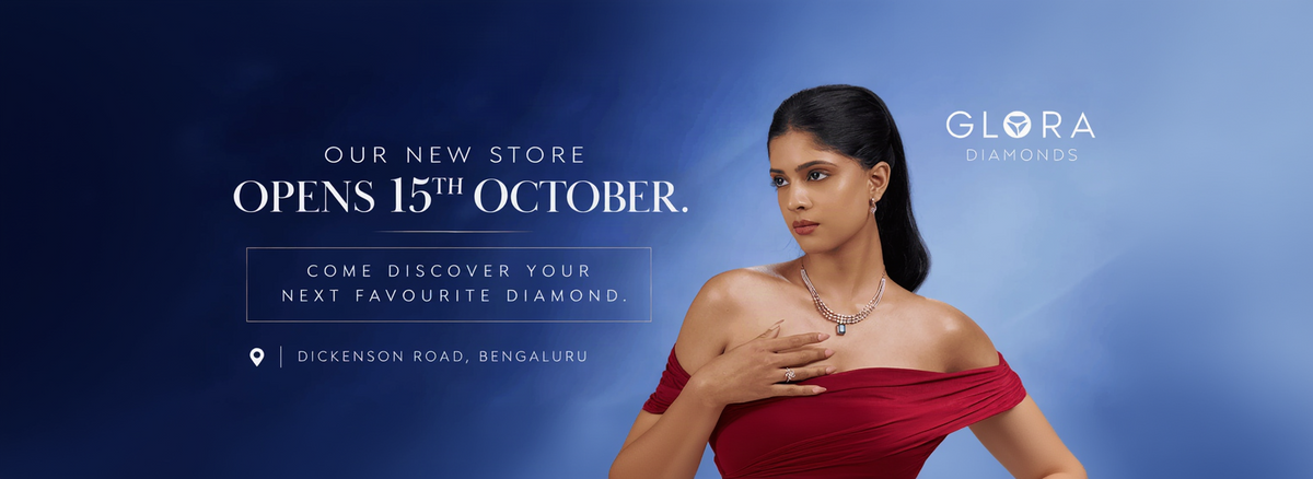 Glora Diamonds Bangalore showroom opening campaign artwork