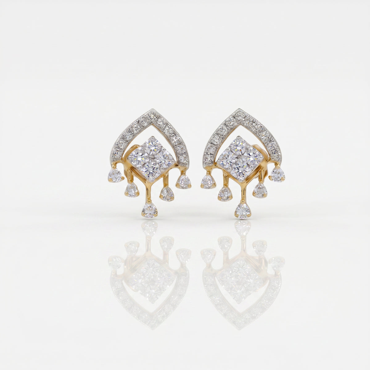Kalista Lab Grown Diamond Dangle Earrings – product image 1