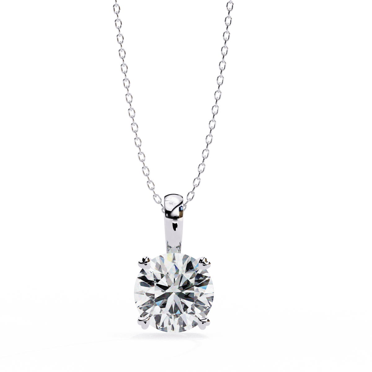 Omega Diamond Pendant – product image 3