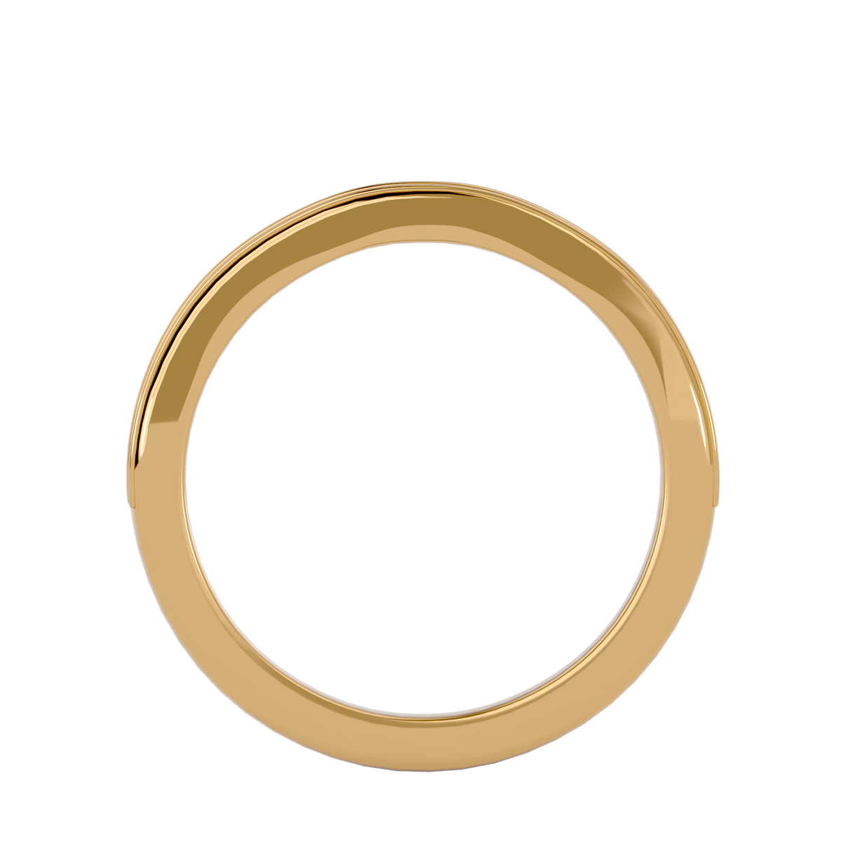 Violeta Yellow Gold Diamond Half Eternity Band – product image 8