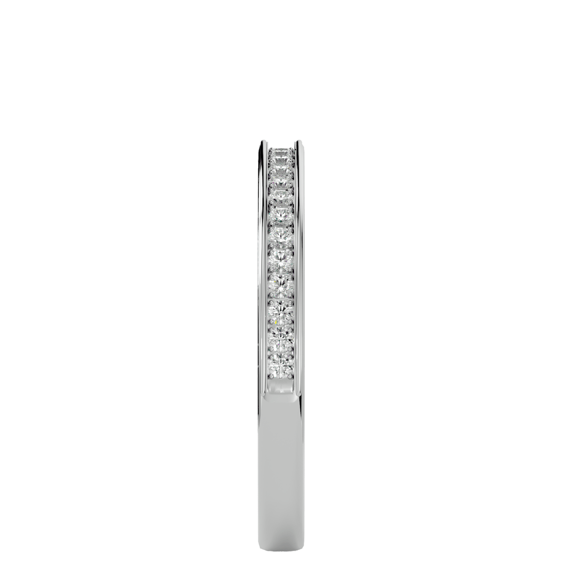 Violeta Yellow Gold Diamond Half Eternity Band – product image 12