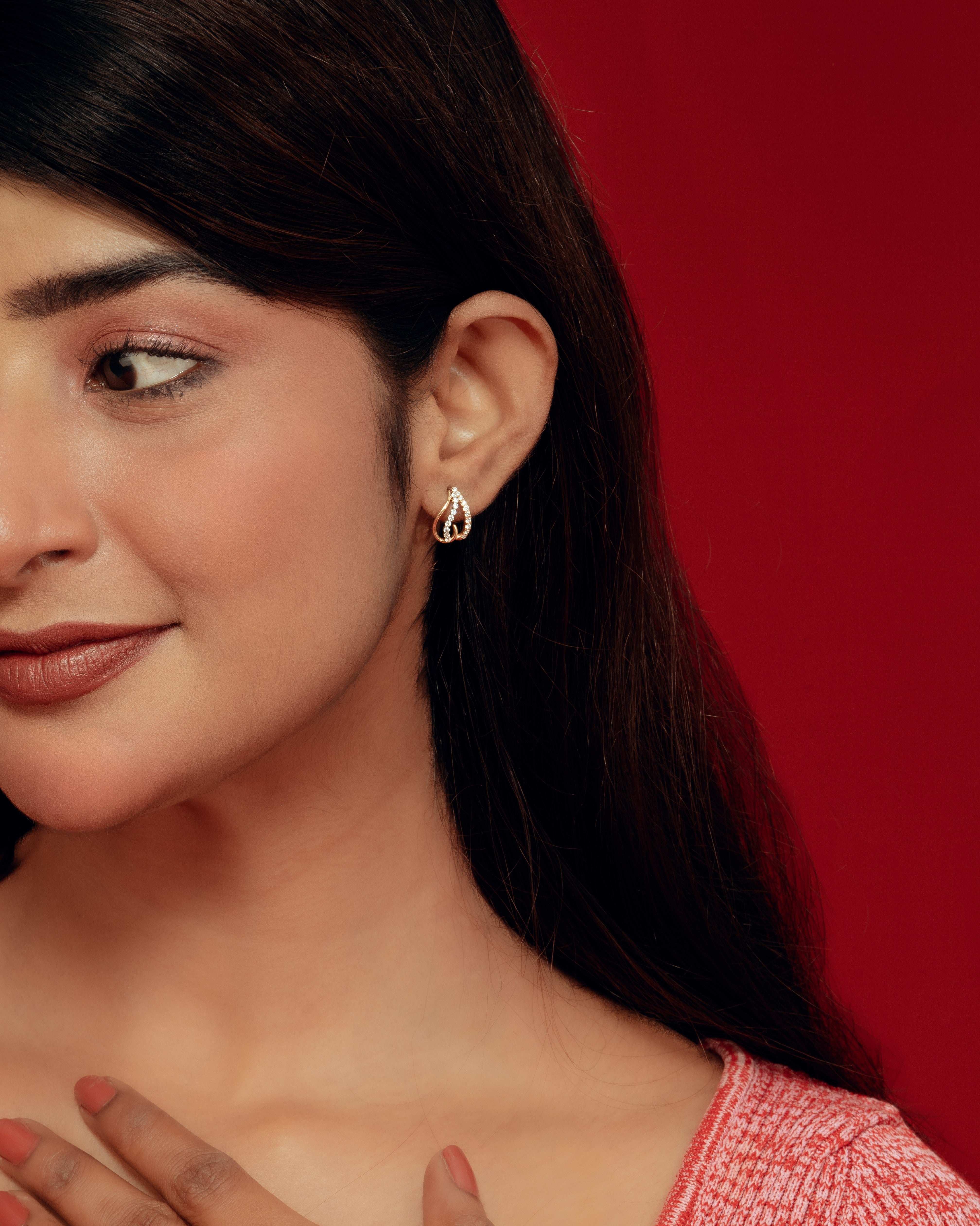 Sweetheart Diamond Earring