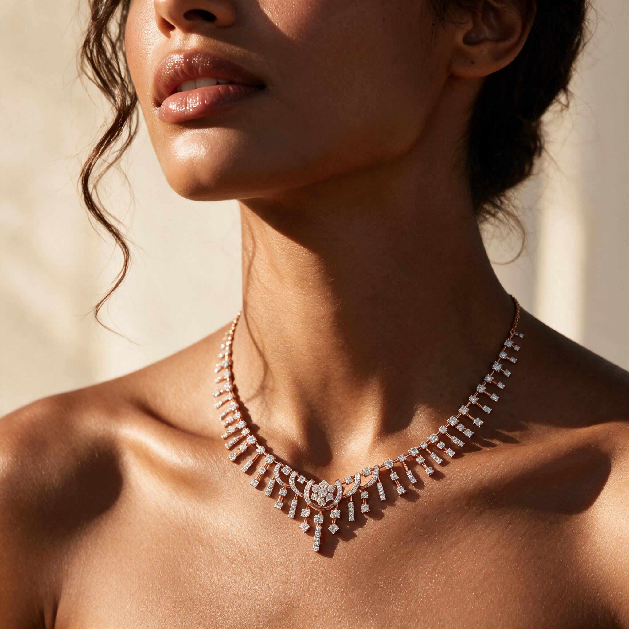 Chandelier Diamond Necklace