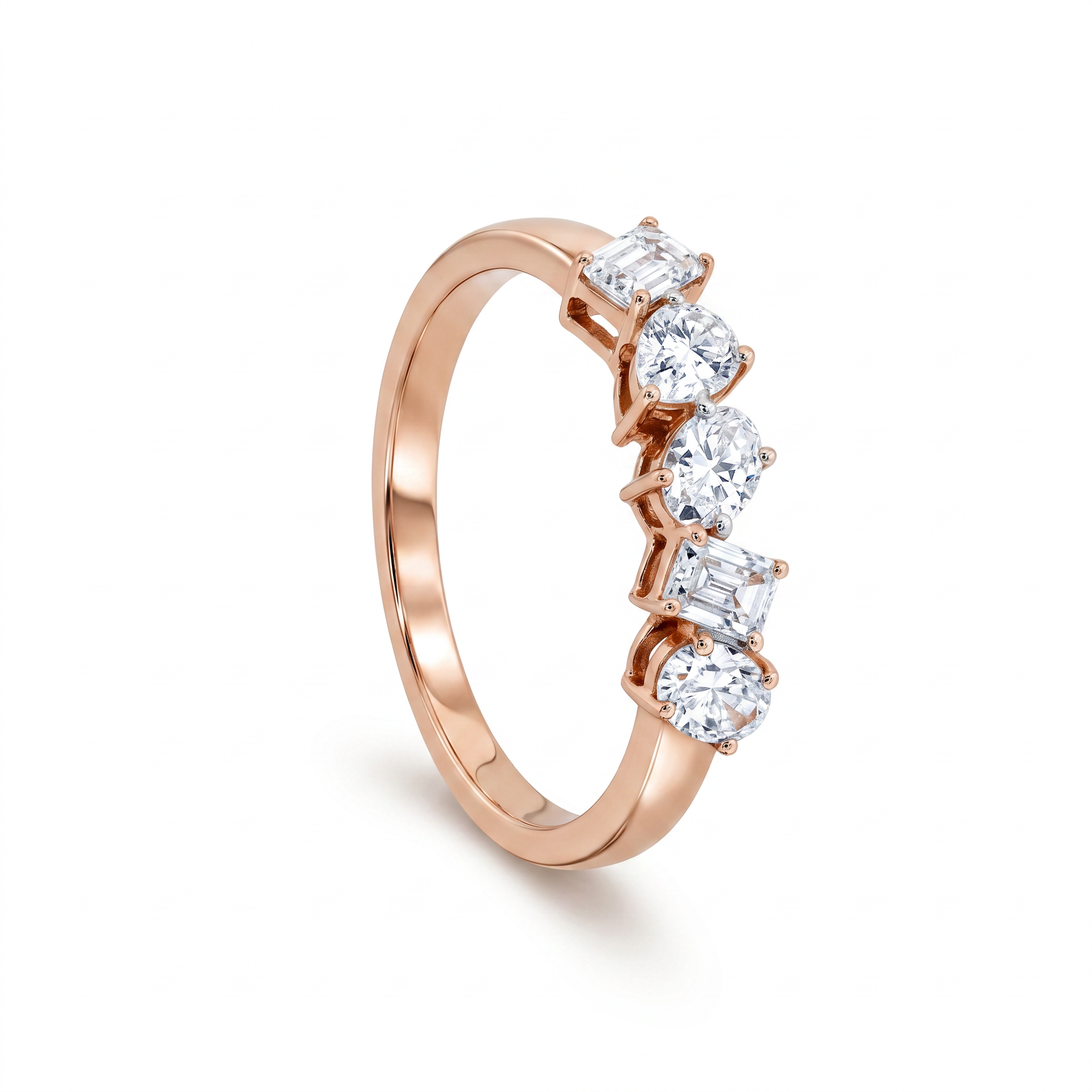 Multishape Solitaire Lab Grown Diamond Ring