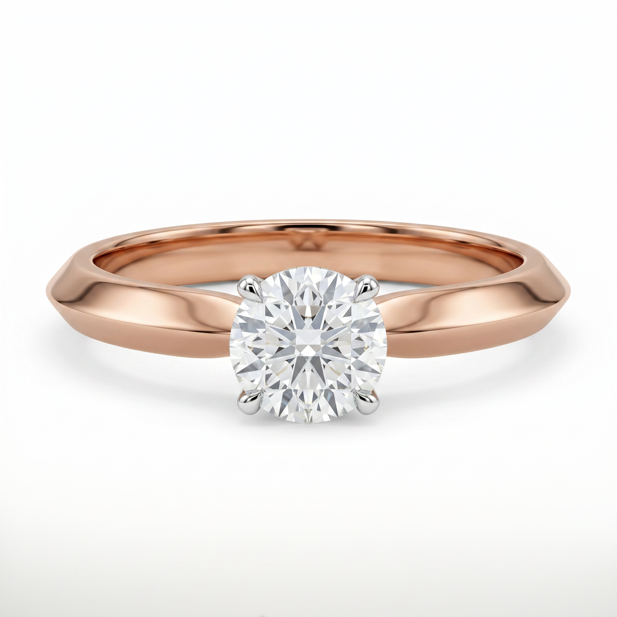 Round Brilliant Lab Grown Diamond Classic Solitaire Ring