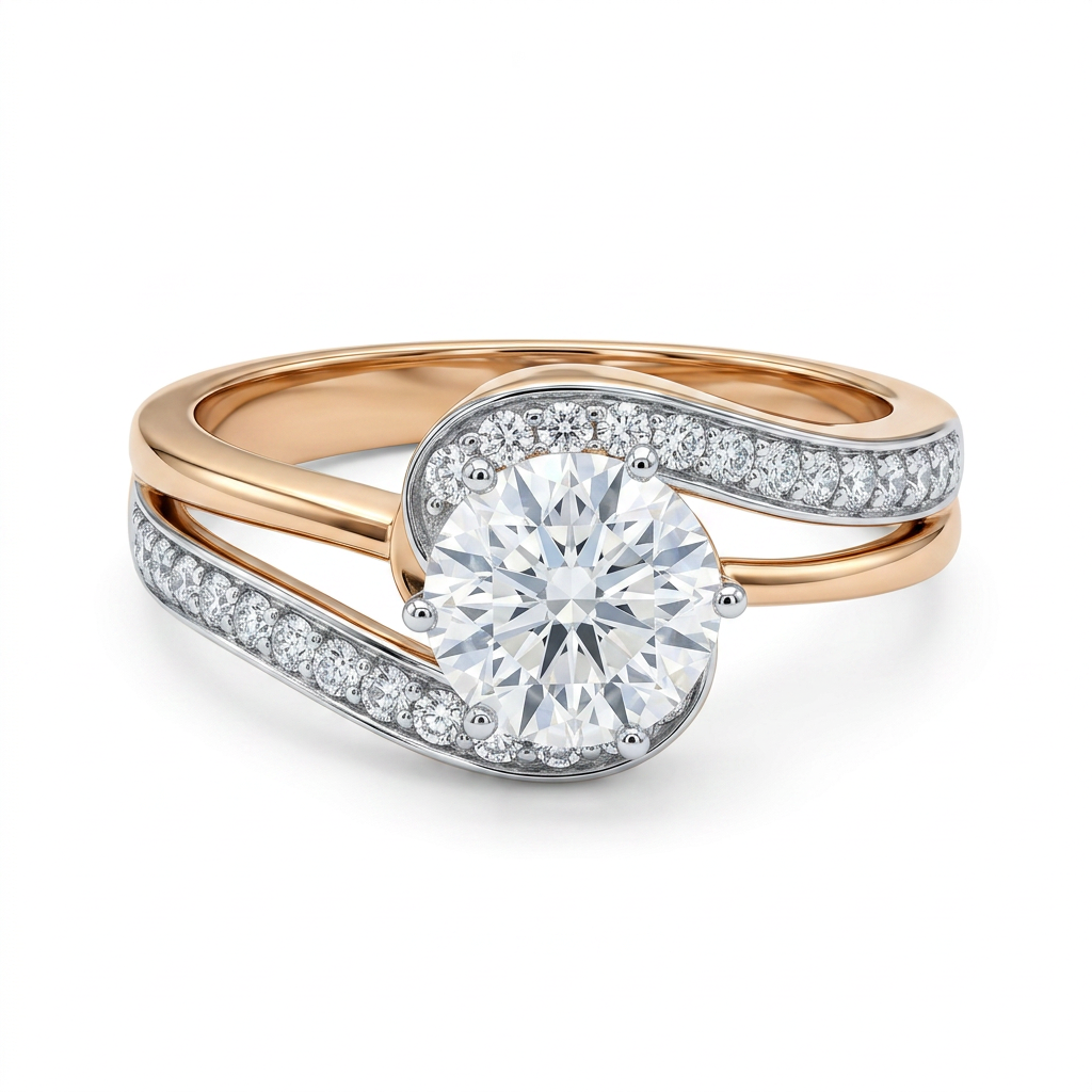 The Lyra Pavé Diamond Ring