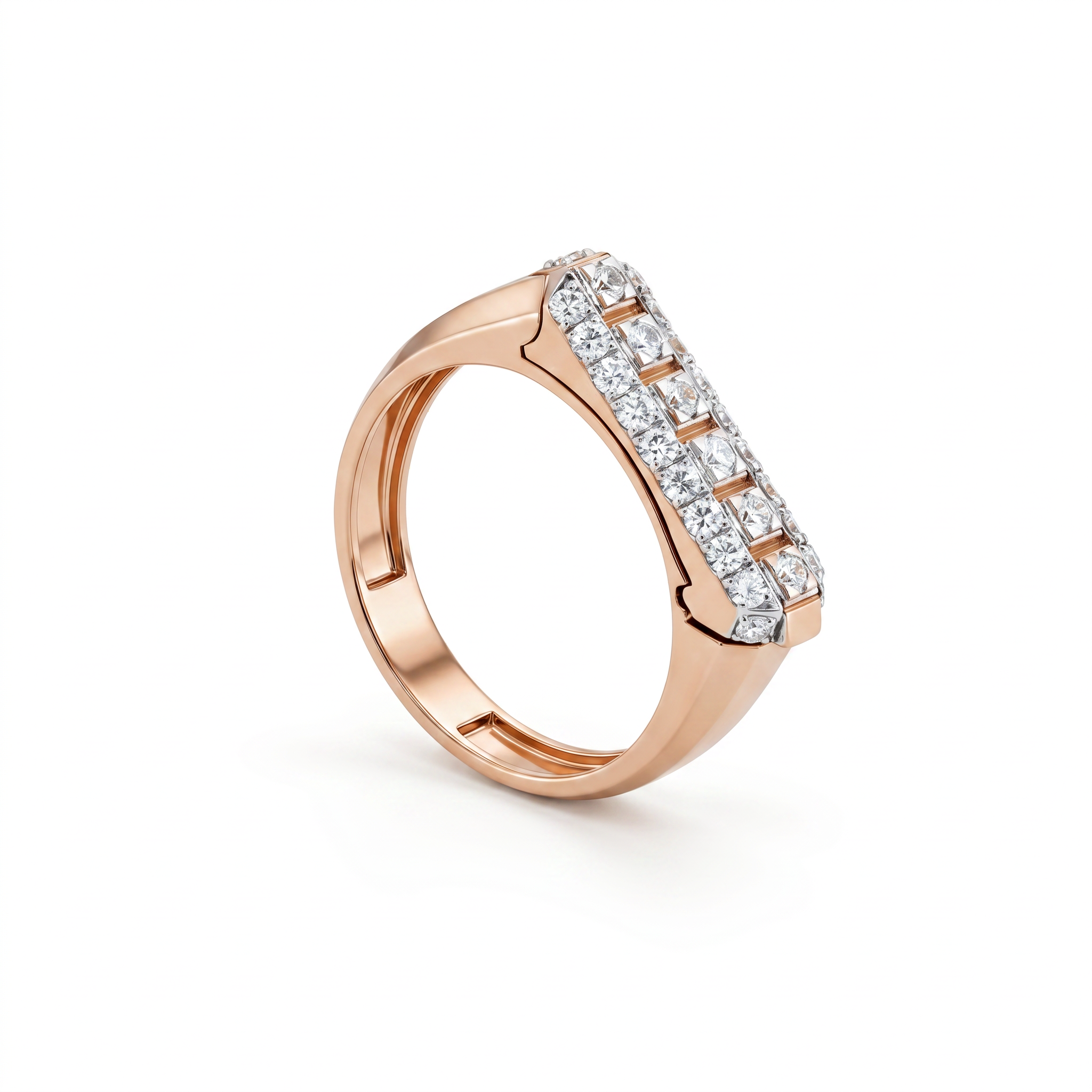 Titan Grid Lab Diamond Mens Ring