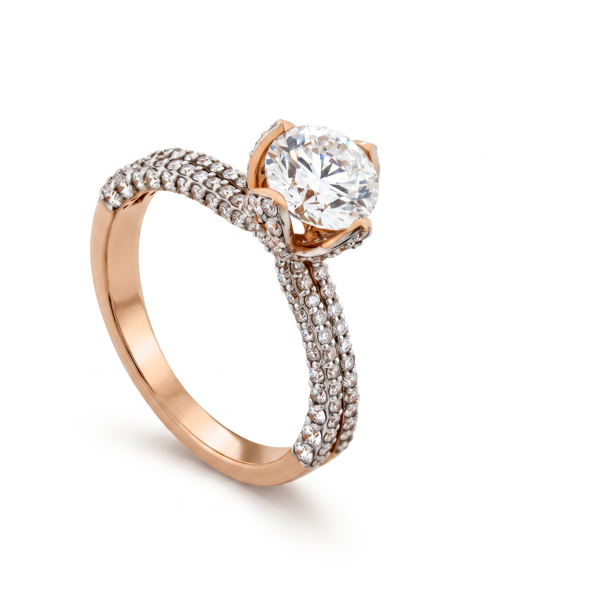 Stellar Solitaire Diamond Ring