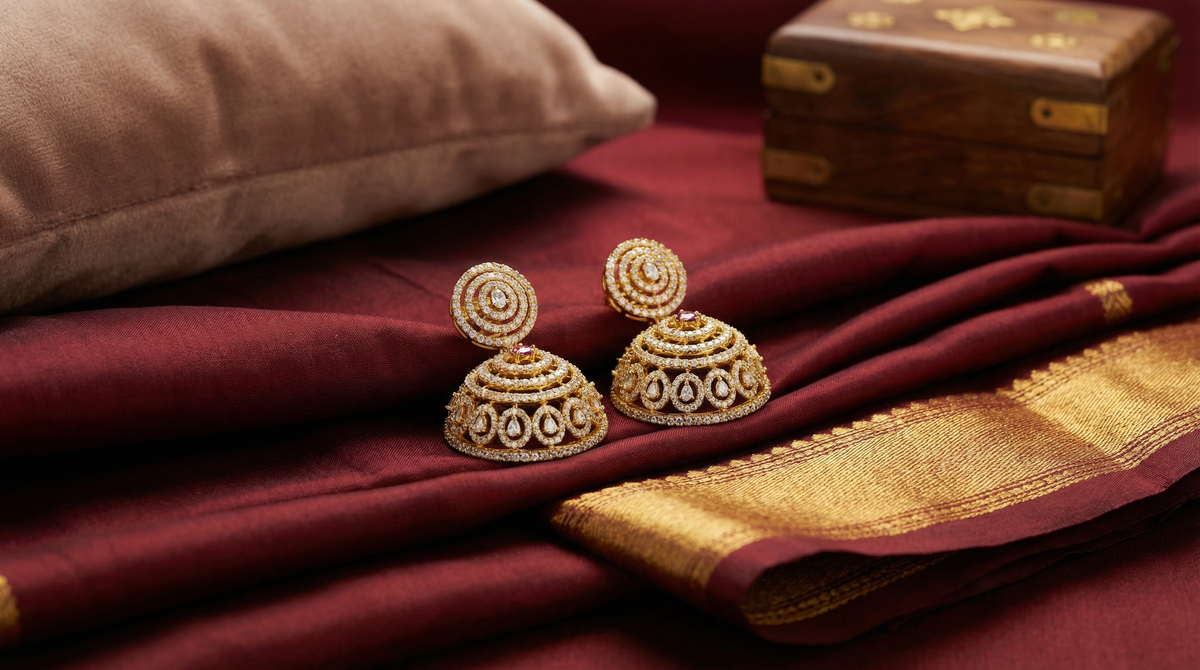 Close Setting Why Closed Setting Earrings Are Preferred in Traditional Jewellery?