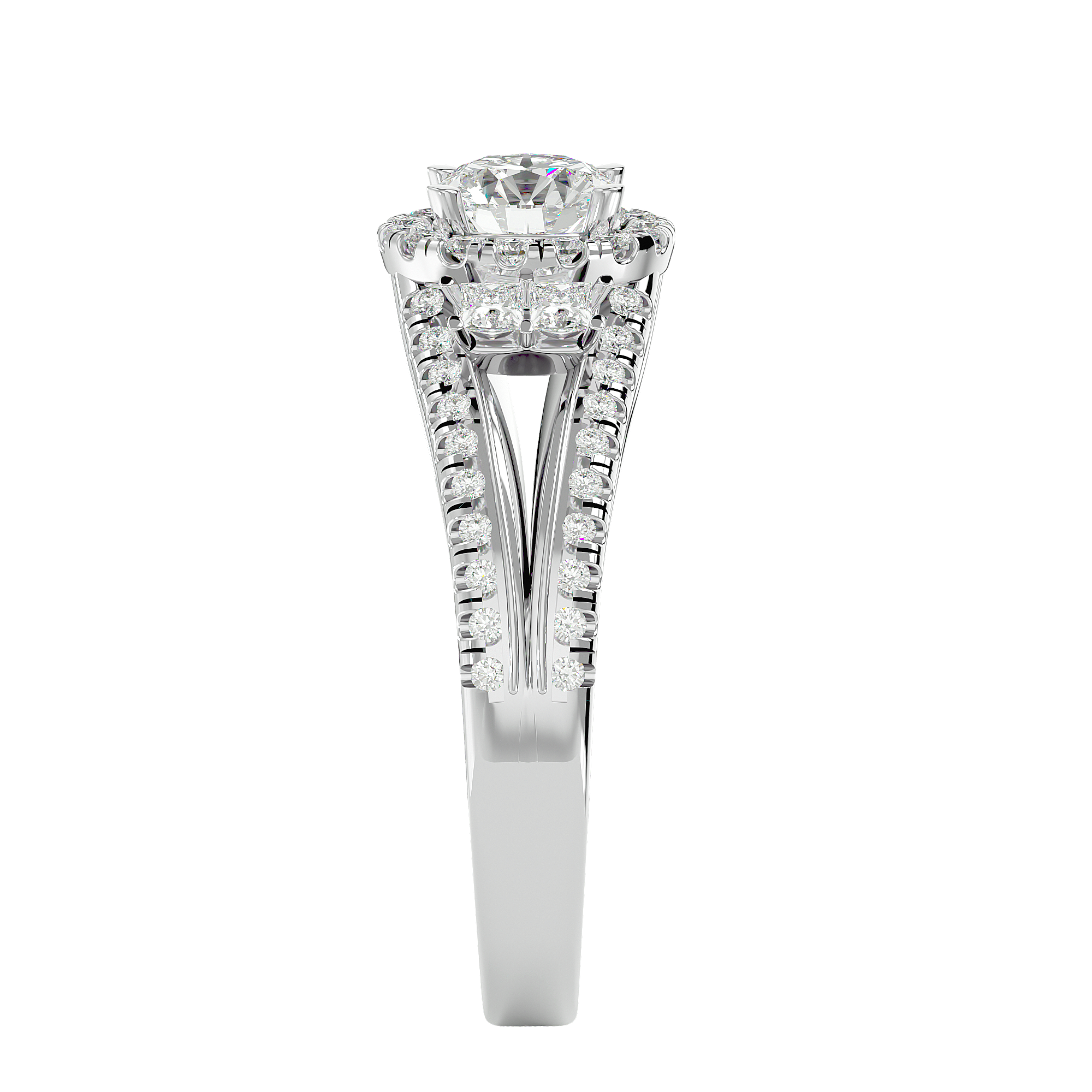 Elenora Diamond Halo Ring