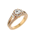 Elenora Diamond Halo Ring