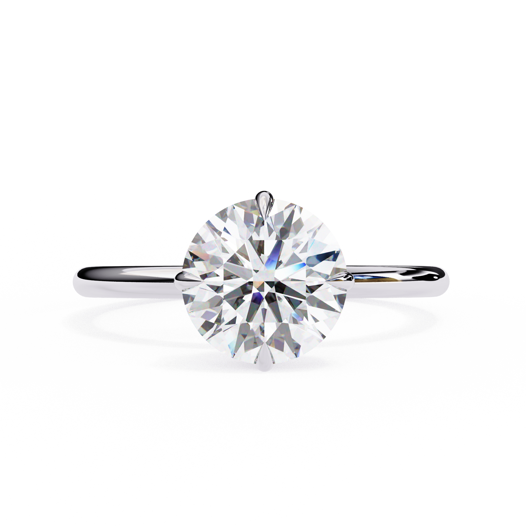 1 carat round brilliant Solitaire Ring