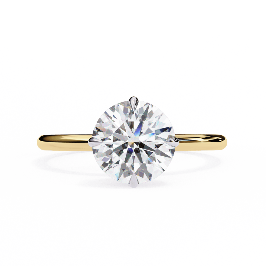 2 Carat Round Brilliant Solitaire Diamond Ring
