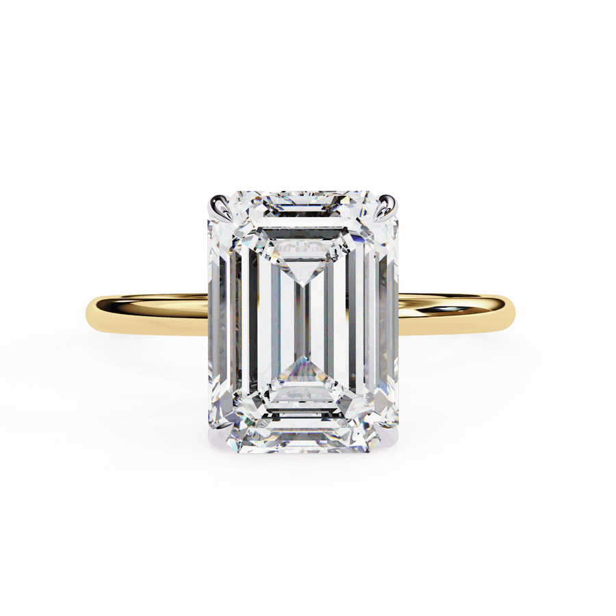 2 Carat Emerald Cut Diamond Solitaire Ring