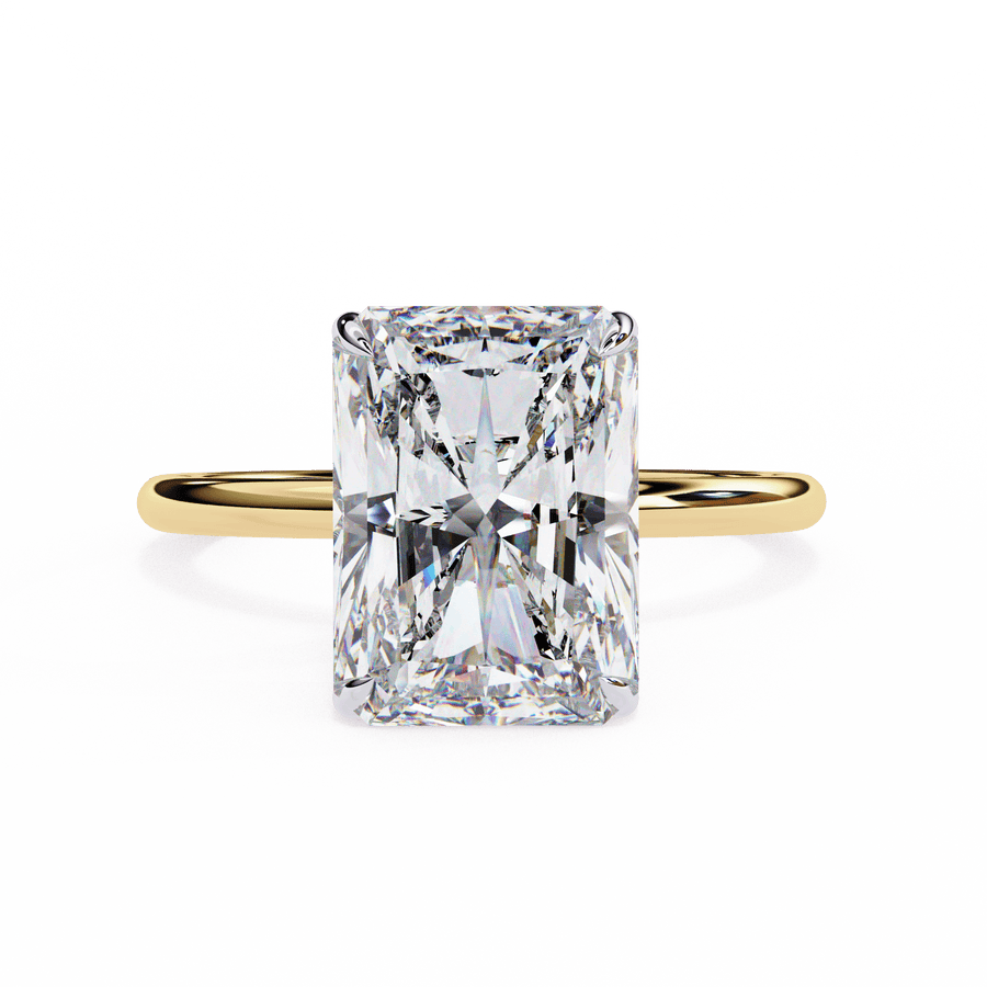 2 Carat Radiant Cut Solitaire Diamond Ring