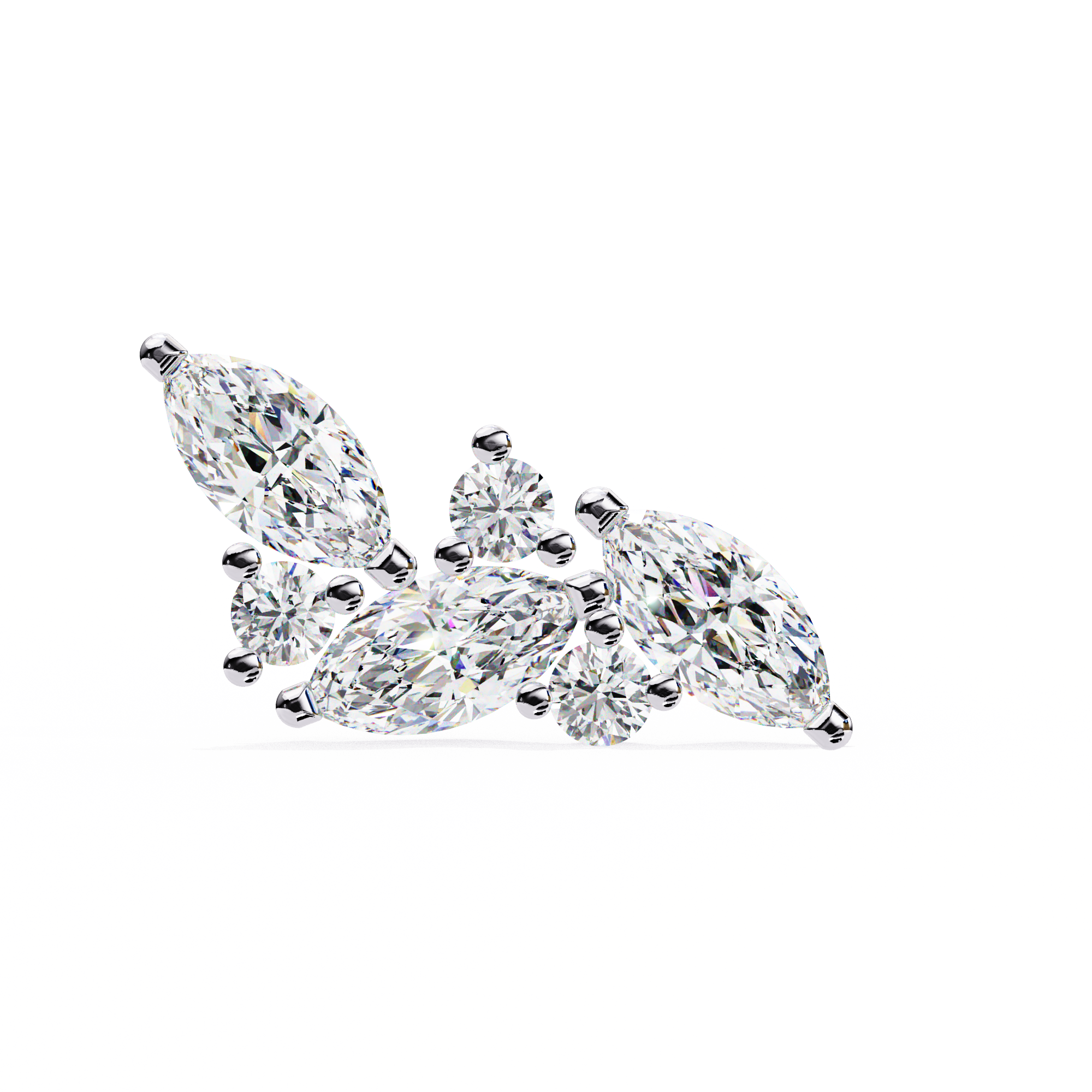 Flora Diamond Earring