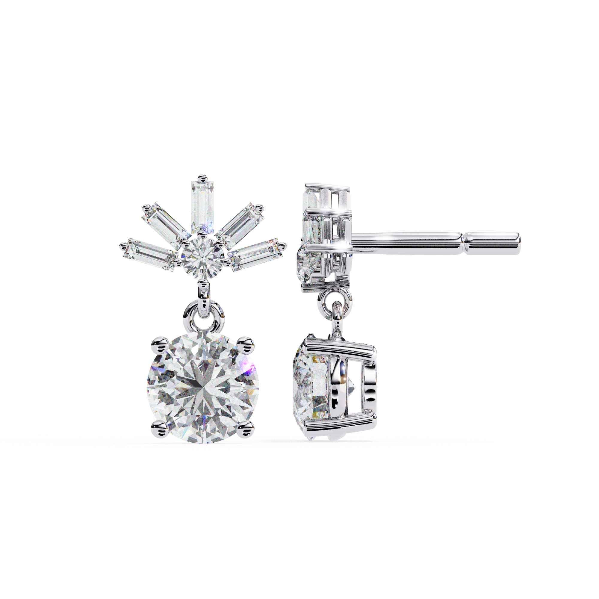 Janet Diamond Earring