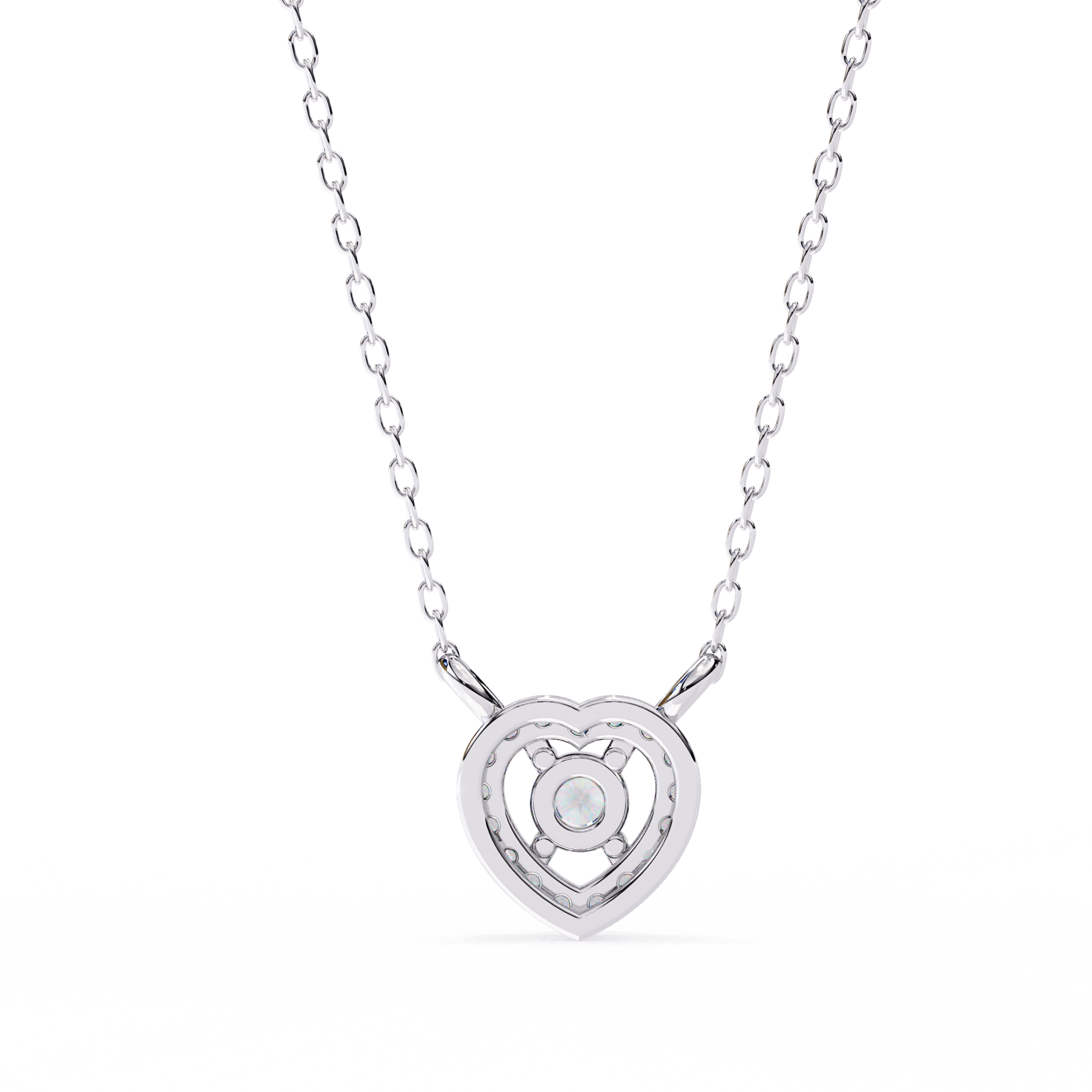 Hearty Spark Diamond Pendant