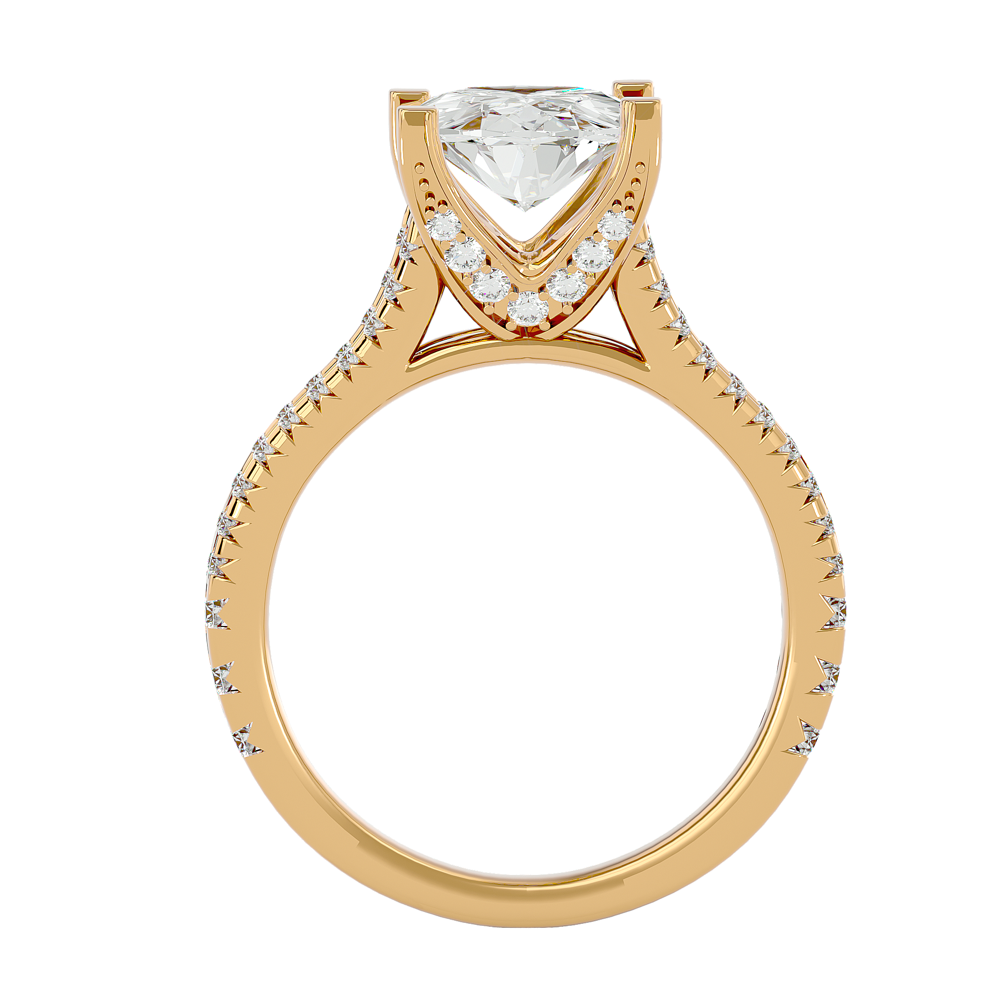 Geraldo Diamond Solitaire Ring