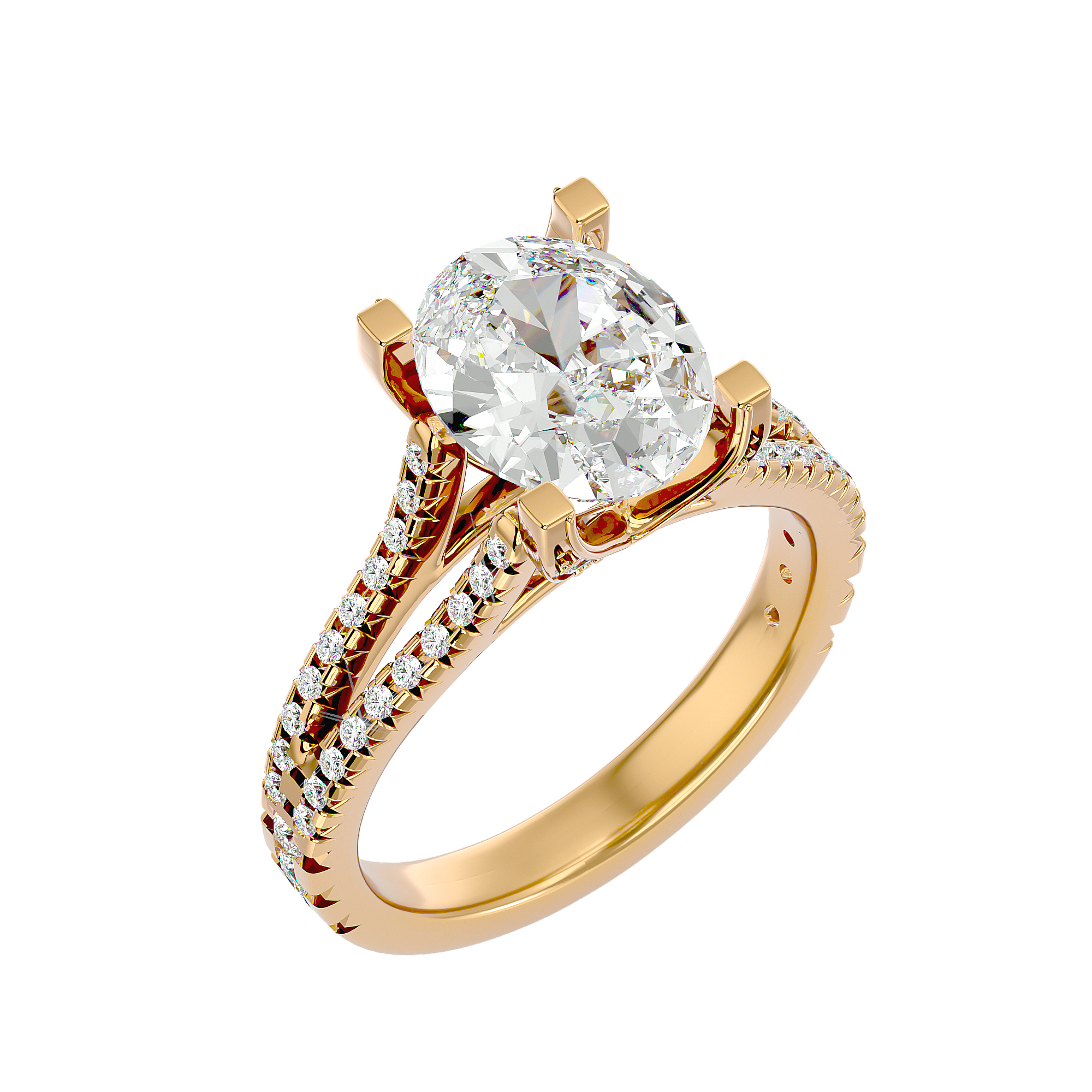 Geraldo Diamond Solitaire Ring