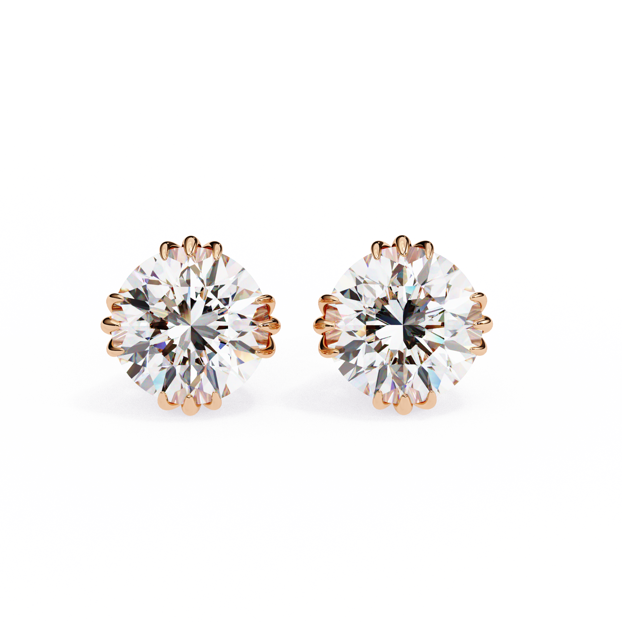 Trinity 2-carat Diamond Studs