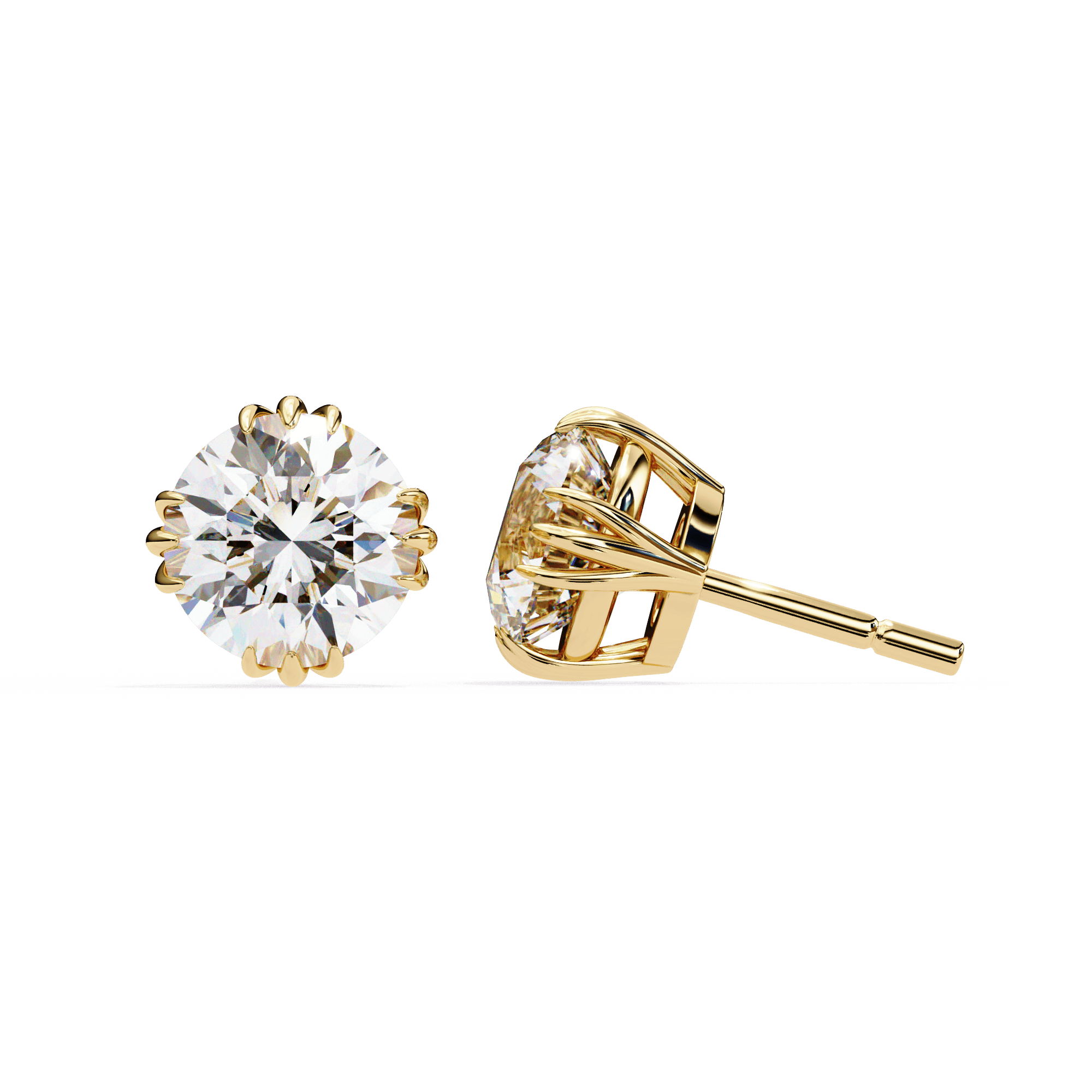 Trinity 2-carat Diamond Studs