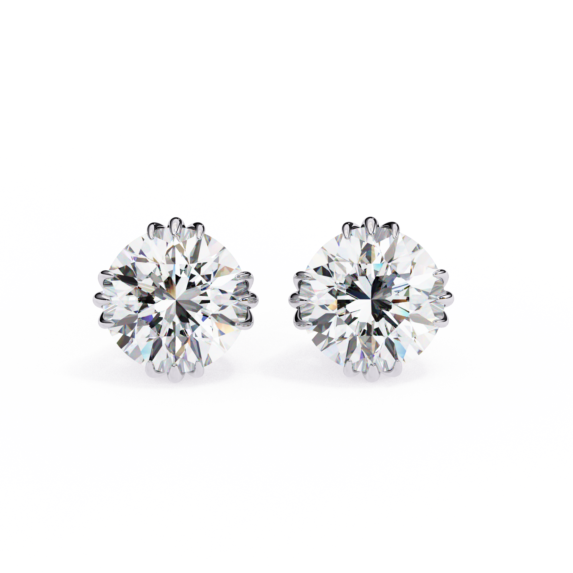 Trinity 2-carat Diamond Studs