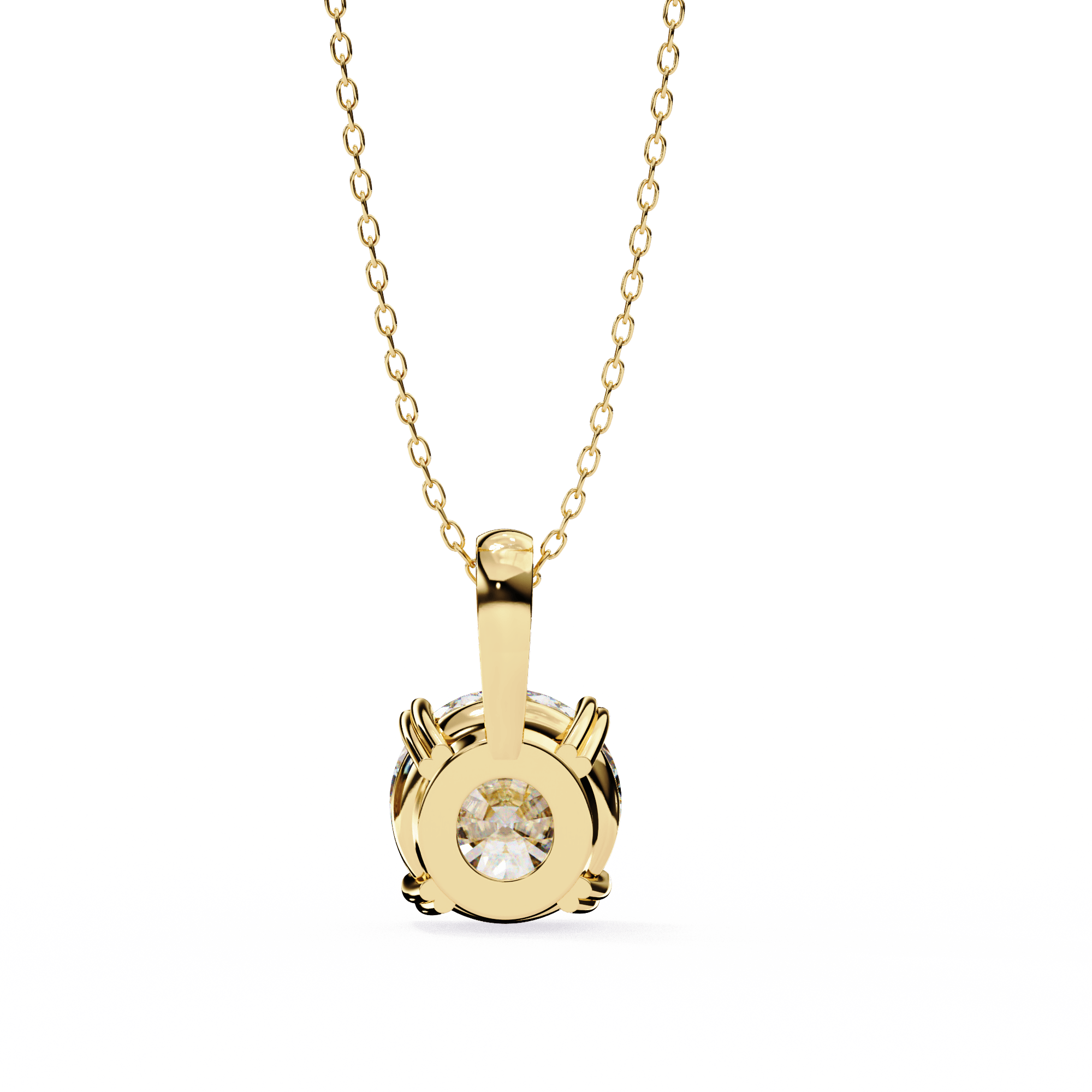 Omega Diamond Pendant