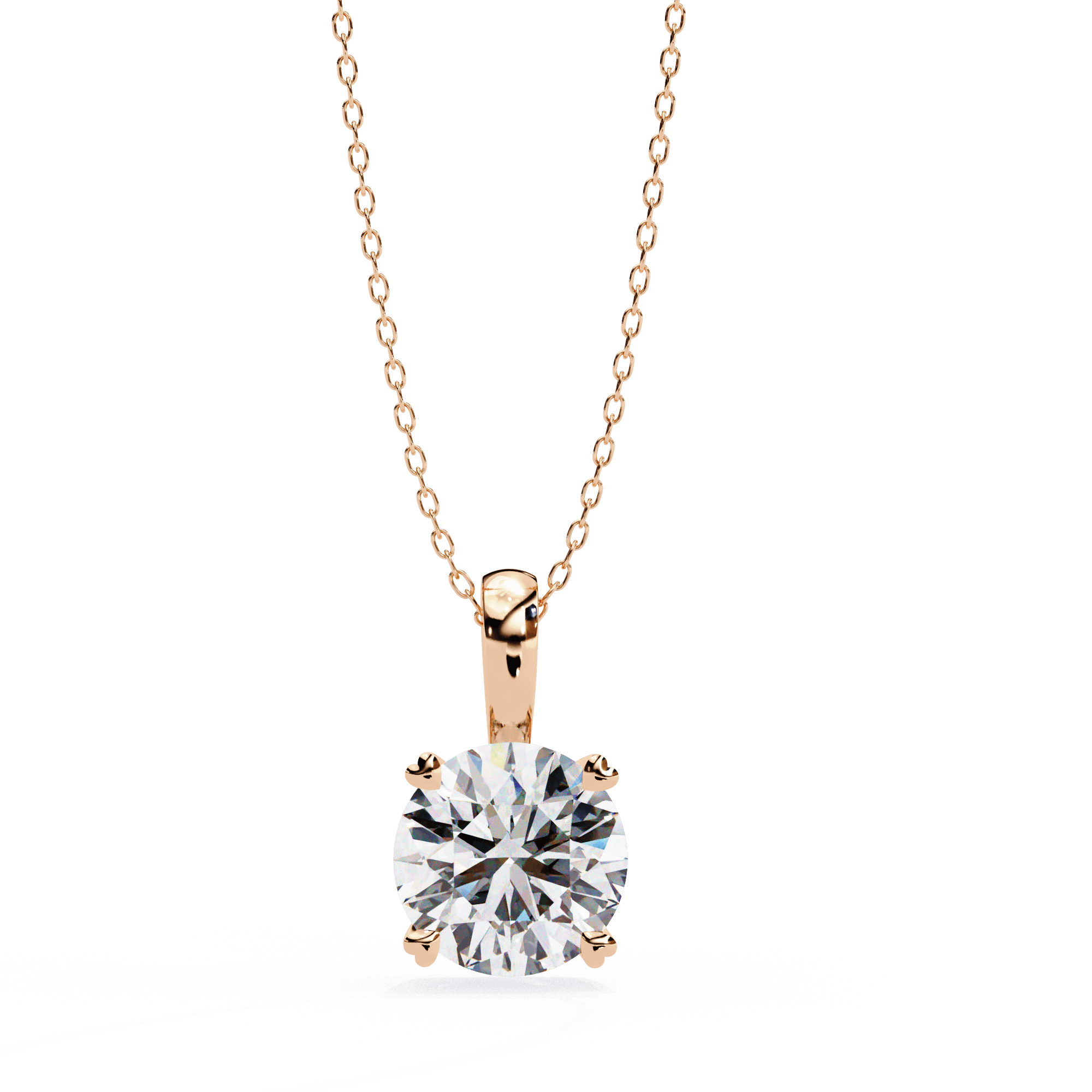 Omega Diamond Pendant