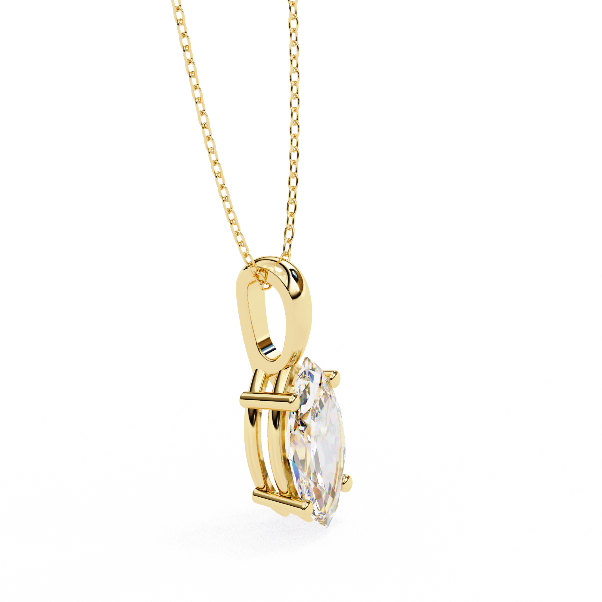 Alpha Diamond Pendant