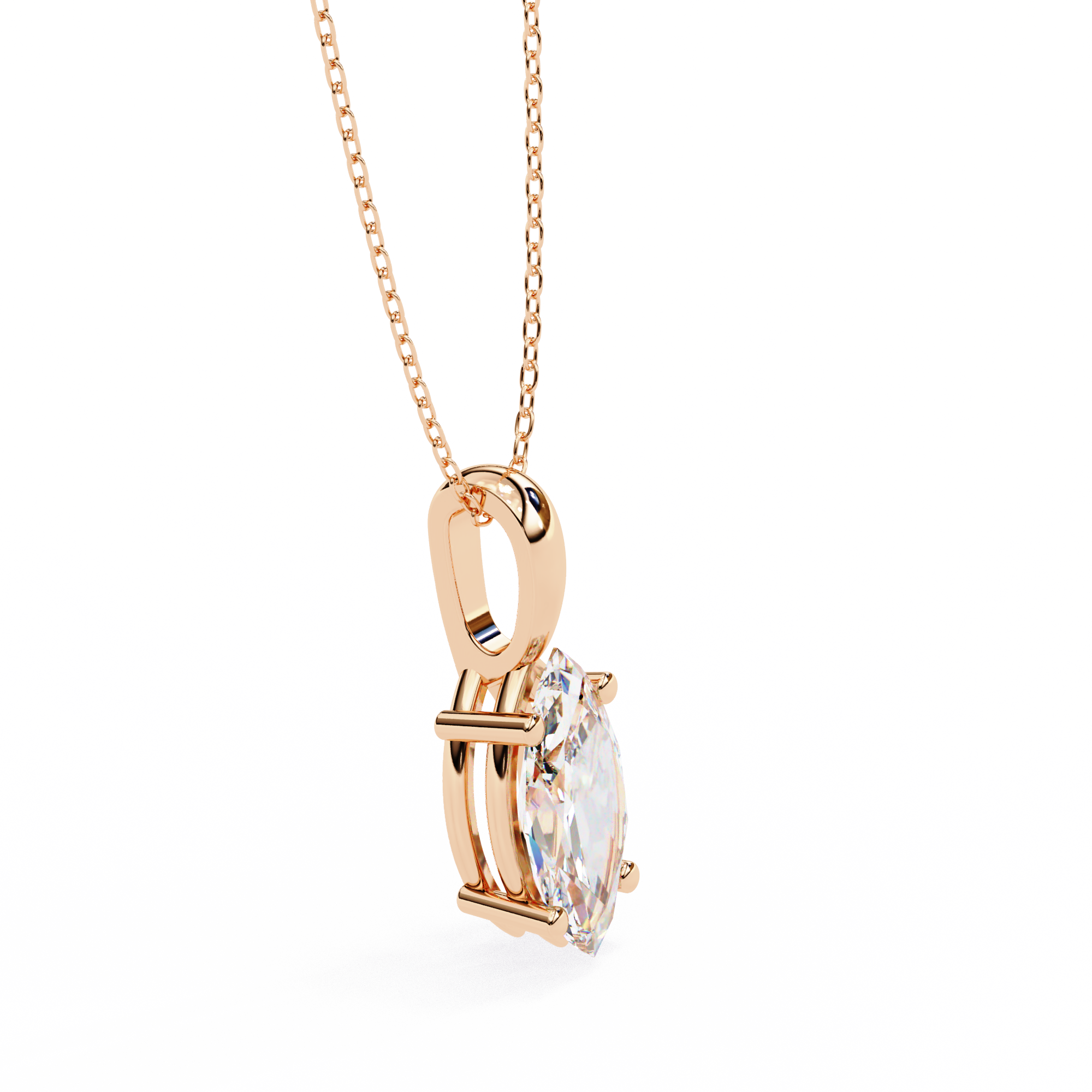 Alpha Diamond Pendant