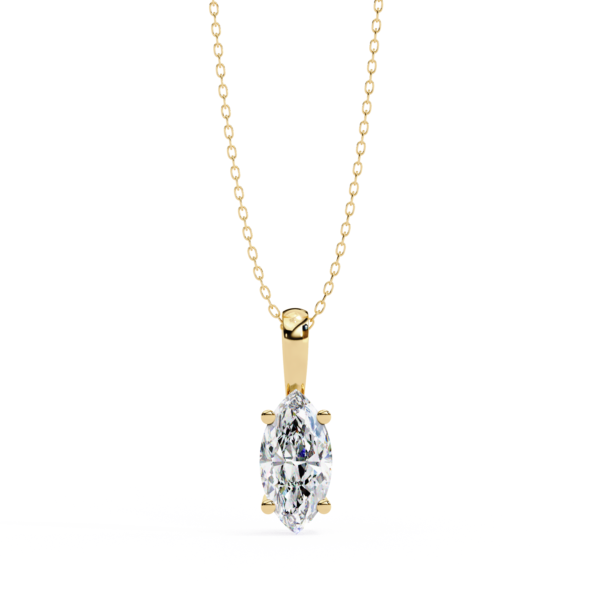 Alpha Diamond Pendant